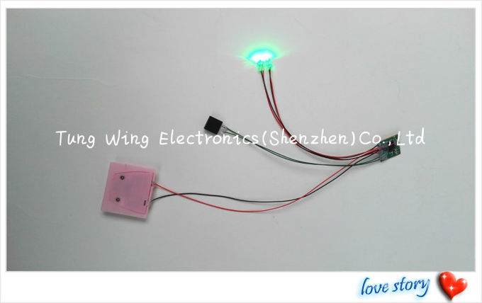 2 LED colorées et 1 module de clignotant du bouton LED avec les belles lumières 4