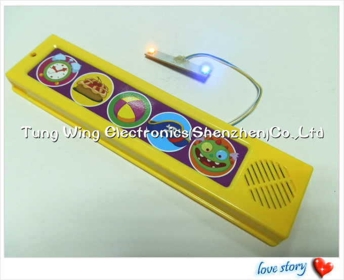 Module sain du monstre 5 drôles avec 2 LED pour le cahier de musique de bébé 0